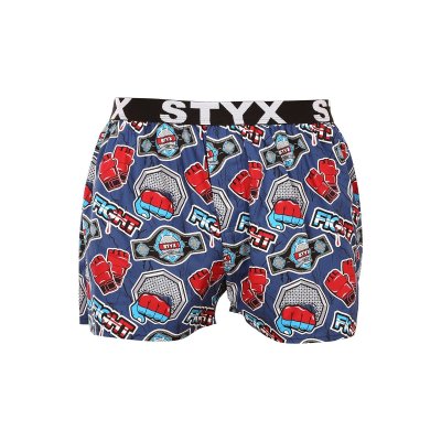 Styx Pánské trenky art sportovní guma fight (B1556) M