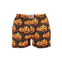 Styx Pánské trenky art klasická guma Halloween dýně (A1755) XL