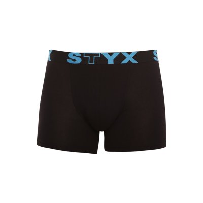 Styx Pánské boxerky long sportovní guma černé (U961) M