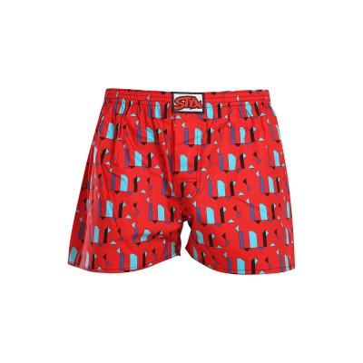 Styx Pánské trenky art klasická guma obrazce (A1659) L