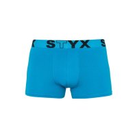 Styx Pánské boxerky sportovní guma světle modré (G969) XL