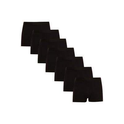 Nedeto 7PACK pánské boxerky černé (7NDTB001) XL