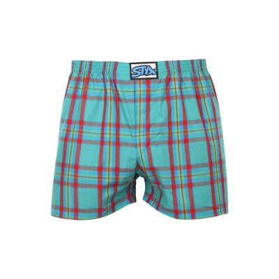 Styx Pánské trenky klasická guma vícebarevné (A939) XL