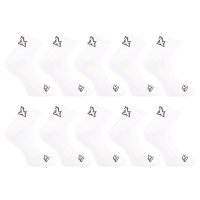 Styx 10PACK ponožky kotníkové bílé (10HK1061) M