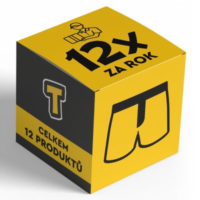 Styx Pánské trenky klasická guma - měsíční roční předplatné L