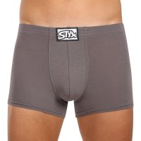 Styx Pánské boxerky klasická guma tmavě šedé (Q1063) M