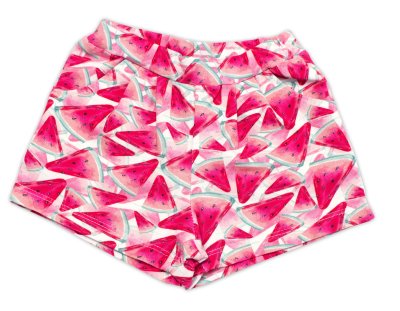 Mrofi Dívčí kraťasy s kapsami, bavlna Melouny, , růžové,vel. 92