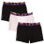 Styx 3PACK pánské boxerky sportovní guma vícebarevné trikolóra (3G19001) XL