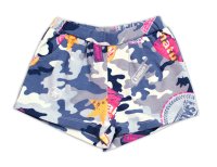 Mrofi Dívčí kraťasy s kapsami, bavlna Army, , modré, vel. 92
