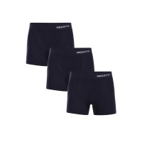 Nedeto 3PACK pánské boxerky bezešvé bambusové modré (3NDTB002S) L