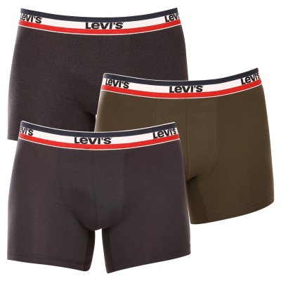 Levis 3PACK pánské boxerky vícebarevné (100002870 009) M