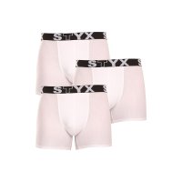Styx 3PACK pánské boxerky long sportovní guma (U10616161) XXL