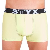 Styx Pánské boxerky sportovní guma nadrozměr zelenkavé (R4) 3XL