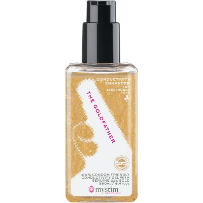 Vodivý lubrikační gel pro elektrosex Gold Rush 250ml