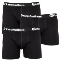 Horsefeathers 3PACK pánské boxerky černé (AM067A) XL