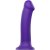 Strap-on-me Ohebné dildo z dvojitého silikonu (20 cm), fialové