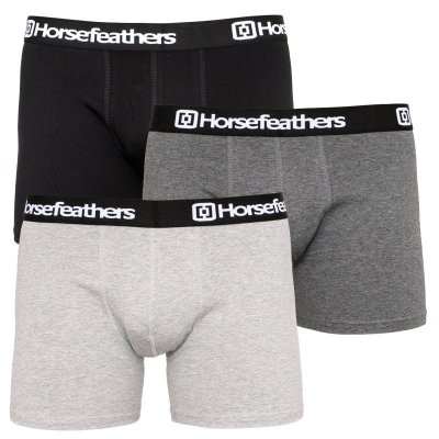 Horsefeathers 3PACK pánské boxerky vícebarevné (AM067D) XL