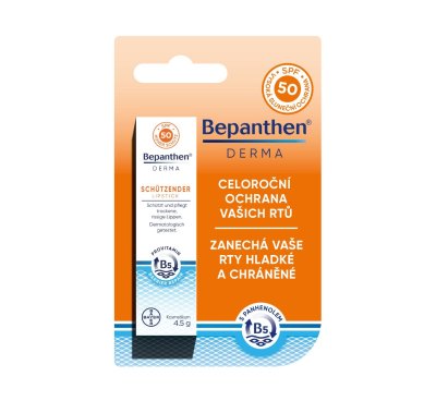 Bepanthen Derma balzám na rty SPF50 4.5g II
