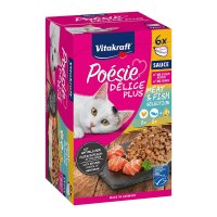 Vitakraft Poésie Délice Plus kuřecí + losos 6x85 g Vitakraft Poésie Délice Plus kuřecí + losos 6x85 g
