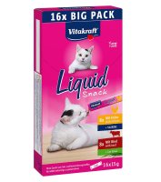 Vitakraft Liquid Snack MP kuřecí + hovězí 16x15 g Vitakraft Liquid Snack MP kuřecí + hovězí 16x15 g
