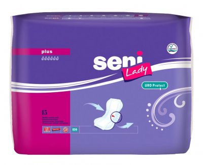 Seni Lady Plus 15 ks inkontinentní vložky