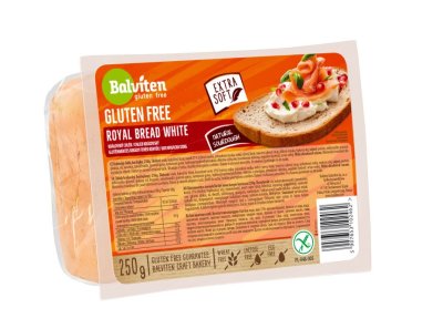 Balviten Royal White Bread bezlepkový chléb světlý krájený 250 g