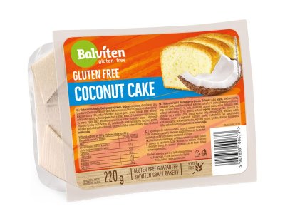 Balviten Coconut Cake bezlepkové pečivo s kokosem 220 g