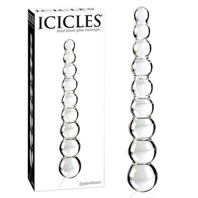 Pipedream Skleněné dildo Icicles No. 2 (22 cm)