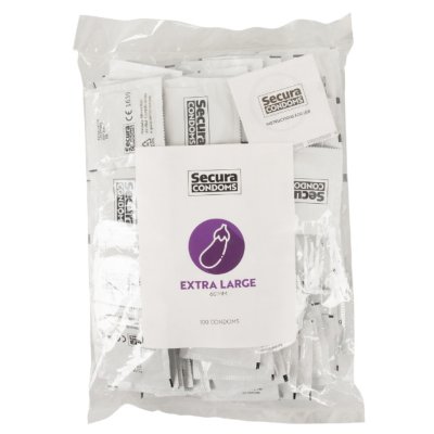 Secura Extra large – velké kondomy (100 ks) Secura Extra large – velké kondomy (100 ks)