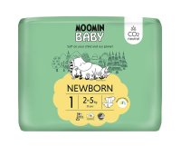 Moomin Baby 1 Newborn 2–5 kg eko pleny 25 ks