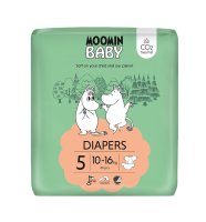 Moomin Baby 5 Maxi 10–16 kg eko pleny 40 ks