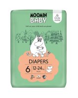 Moomin Baby 6 Maxi 12–24 kg eko pleny 34 ks