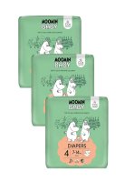 Moomin Baby 4 Maxi 7–14 kg měsíční balení eko plen 126 ks