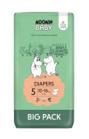 Moomin Baby 5 Maxi 10–16 kg eko pleny 60 ks