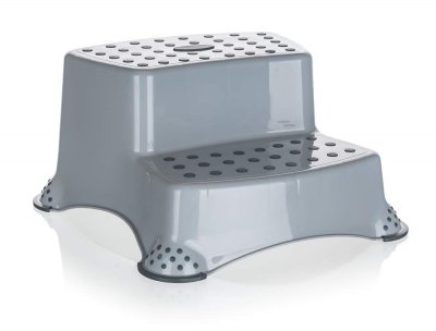 Keeeper 4kids Stolička - dvojschůdek 40 x 37 x 21 cm šedá