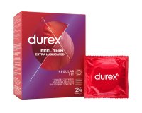 Durex Feel Thin Extra Lubricated kondomy 24 ks