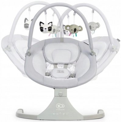 Kinderkraft Multifunkční houpací lehátko Luli, šedé