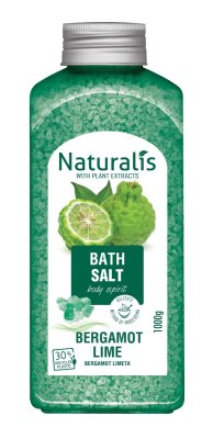 Naturalis Sůl do koupele Bergamot&Lime 1000 g