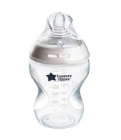 Tommee Tippee Samosterilizační kojenecká lahev 0m+ 260 ml čirá