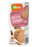 Balviten Digestive Cranberry bezlepkové ovesné sušenky bez cukru 150 g