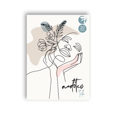 Nadotec Těla Punčochové kalhoty kompresní 20 DEN vel. 3M 1 ks béžově zlaté