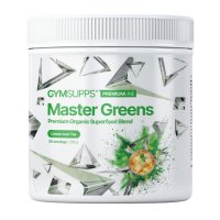 Gymsupps Master Greens citrónový ledový čaj