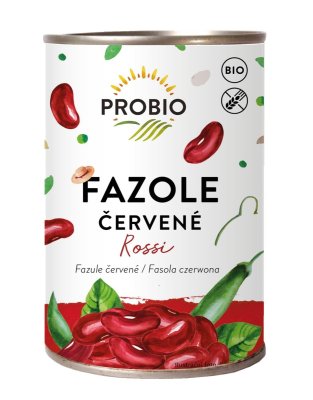 PROBIO Fazole červené Rossi sterilované BIO 400 g
