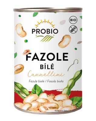 PROBIO Fazole bílé Cannellini sterilované BIO 400 g