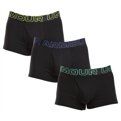 Under Armour 3PACK pánské boxerky černé (1383891 002) 5XL