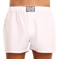Styx Pánské trenky klasická guma bílé (A1061)  M