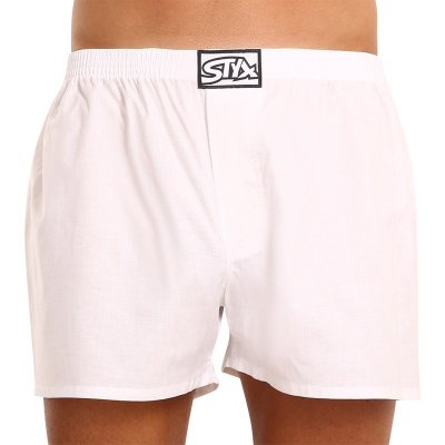 Styx Pánské trenky klasická guma bílé (A1061)  M