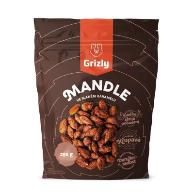 Grizly Mandle ve slaném karamelu 250 g