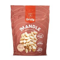 Grizly Mandle natural loupané 250 g