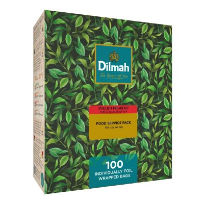 Dilmah Černý čaj English Breakfast nálevové sáčky 100x2 g